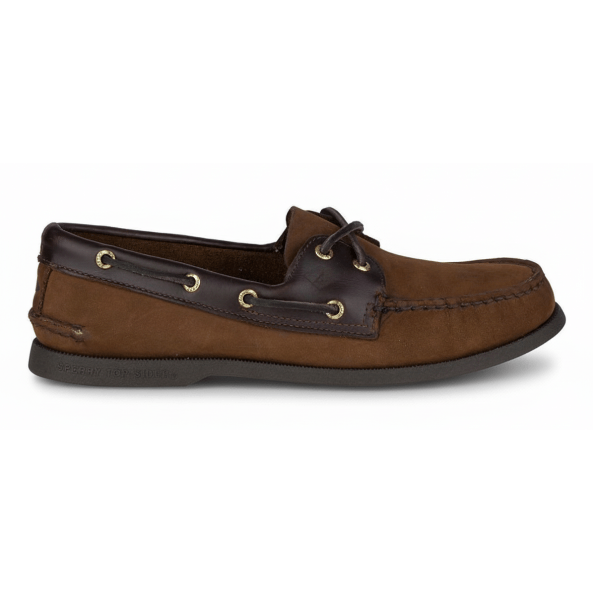 Sperry Men's Authentic Original Leather Boat Shoe Brown Nubuck - 400115703016 - Tip Top Shoes of New York