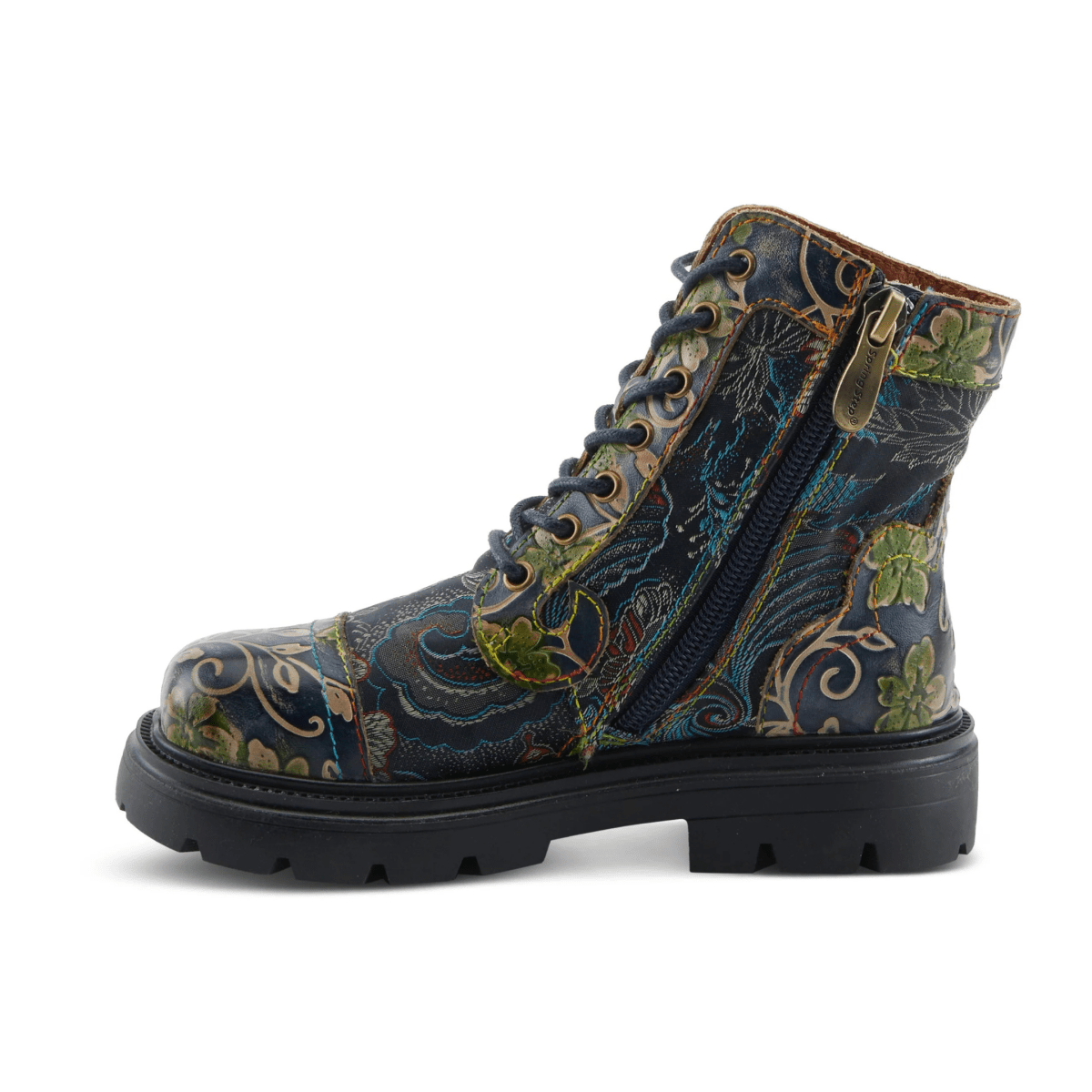 Spring Step Girls' Fantastica Black/Multicolor - 1102168 - Tip Top Shoes of New York