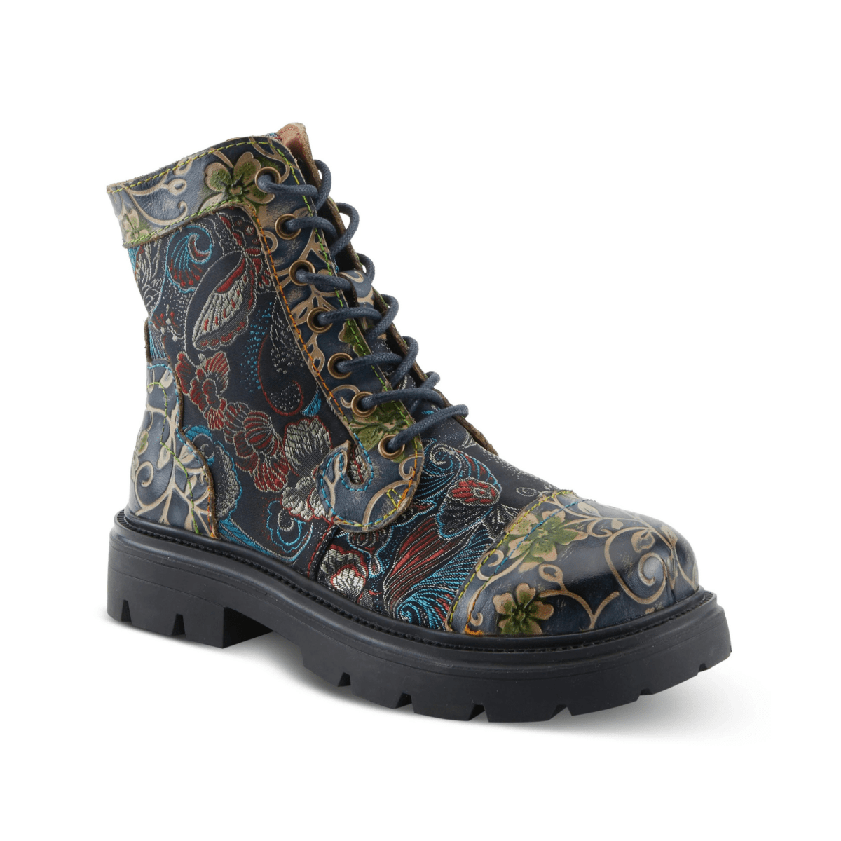 Spring Step Girls' Fantastica Black/Multicolor - 1102168 - Tip Top Shoes of New York