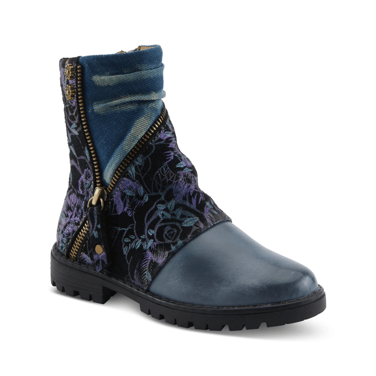 Spring Step Girls' L'Artiste Avrilrose Blum Blue/Multicolor - 1102161 - Tip Top Shoes of New York