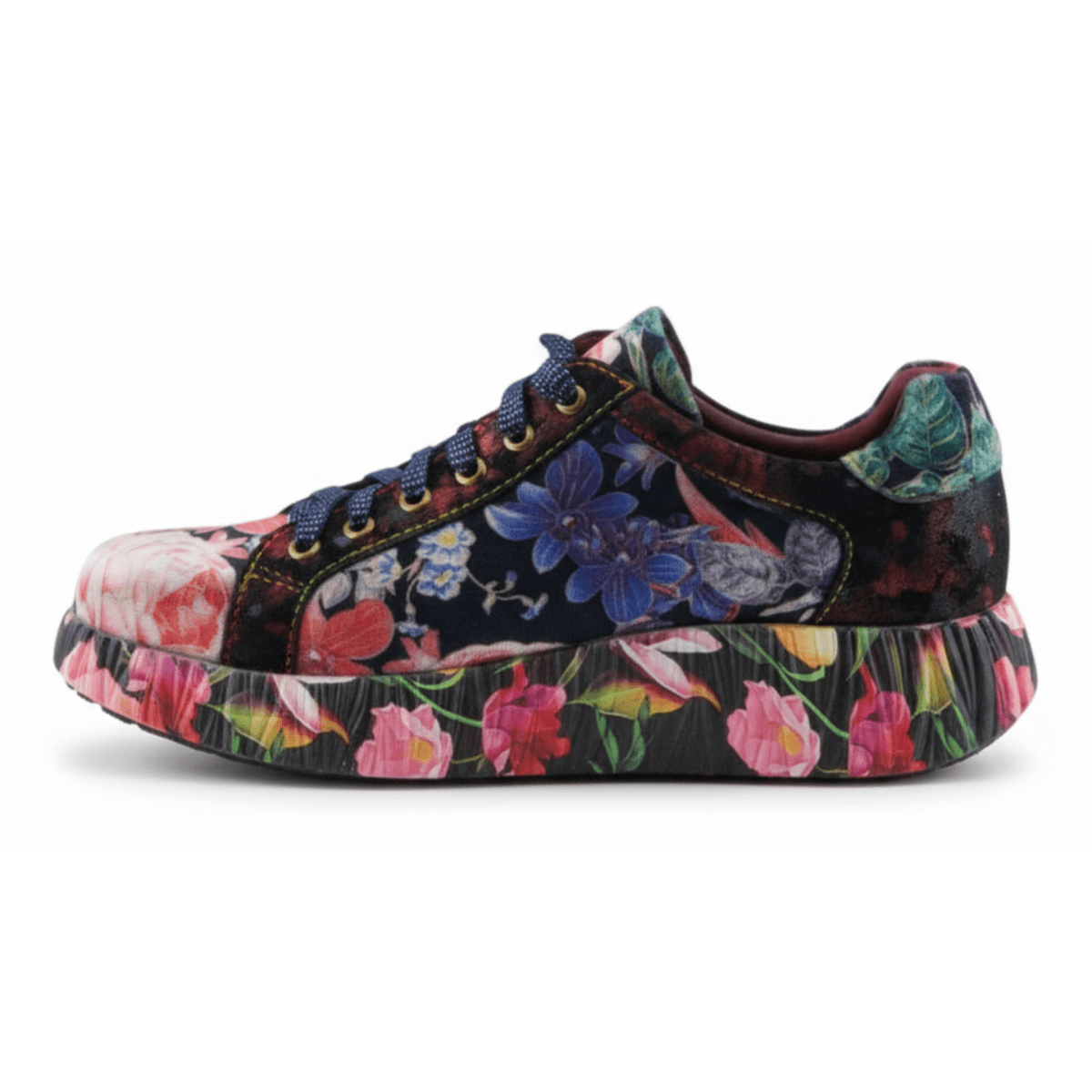 Spring Step Women's Dallyn Black Floral Multicolor - 3018873 - Tip Top Shoes of New York