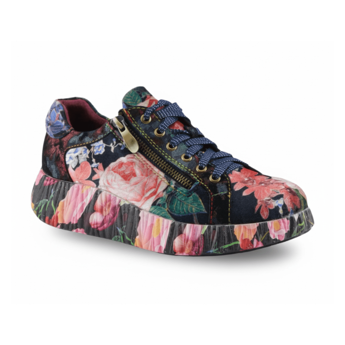 Spring Step Women's Dallyn Black Floral Multicolor - 3018873 - Tip Top Shoes of New York