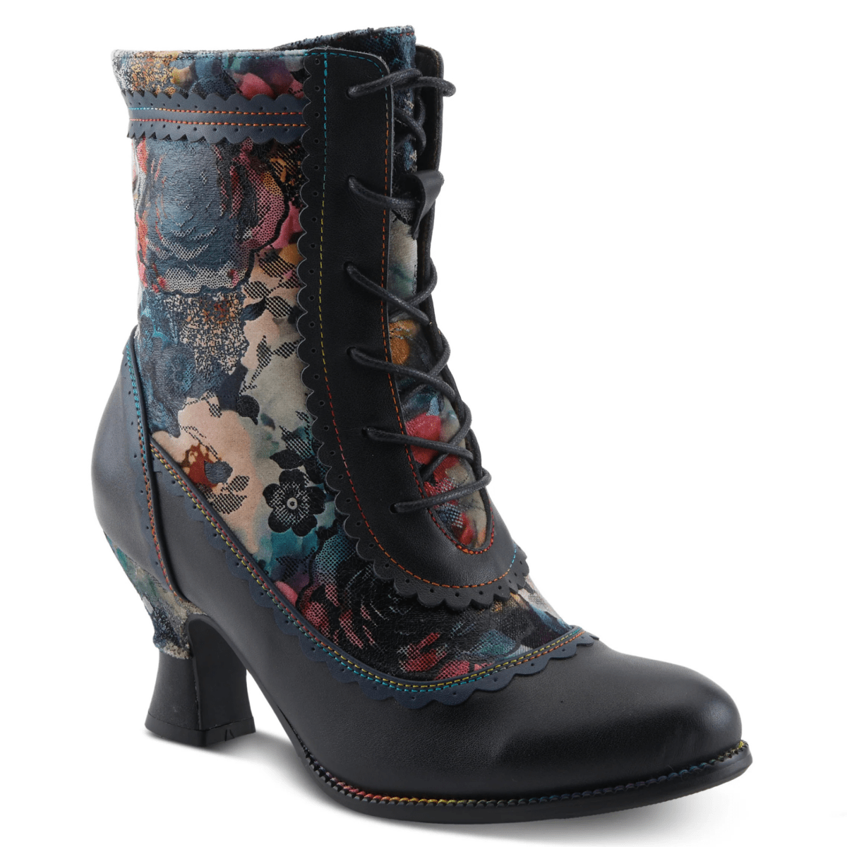 Spring Step Women's L’Artiste Bewitch - Prit Navy/Multicolor - 9027160 - Tip Top Shoes of New York