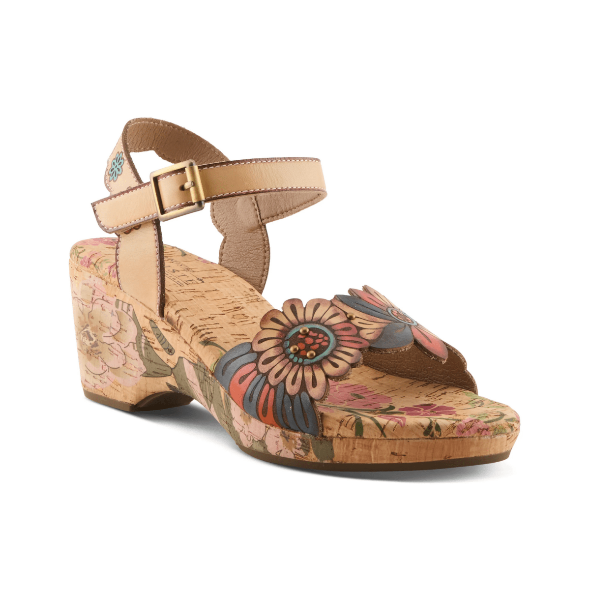 Spring Step Women's Luvinlife Tan Multicolor Leather - 9030975 - Tip Top Shoes of New York