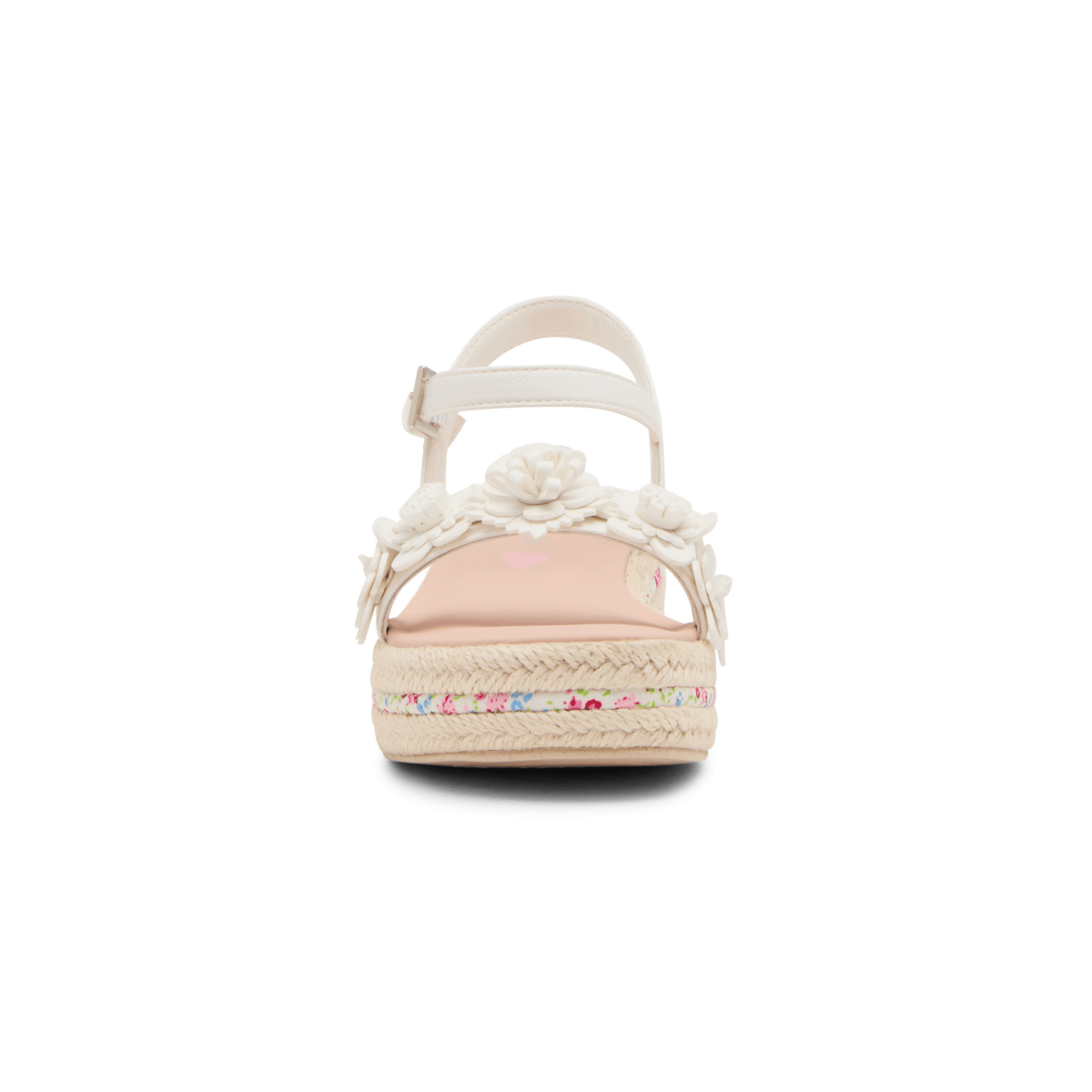 Steve Madden Girls Dori White/Multicolor Espadrille - 1106624 - Tip Top Shoes of New York