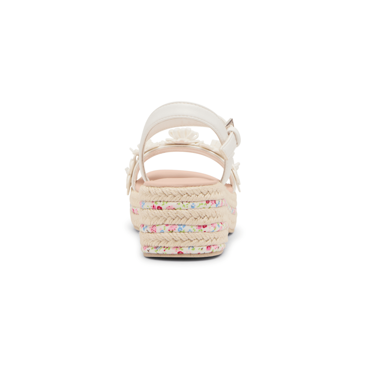 Steve Madden Girls Dori White/Multicolor Espadrille - 1106624 - Tip Top Shoes of New York