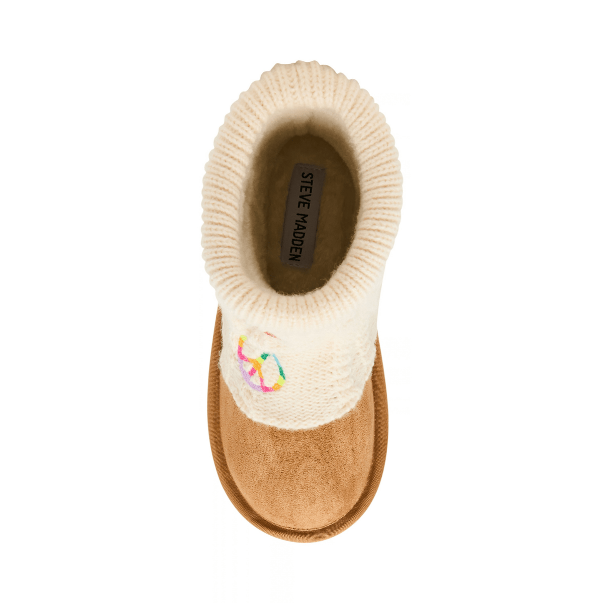 Steve Madden Girls JCozy Chestnut Emoji - 1117086 - Tip Top Shoes of New York