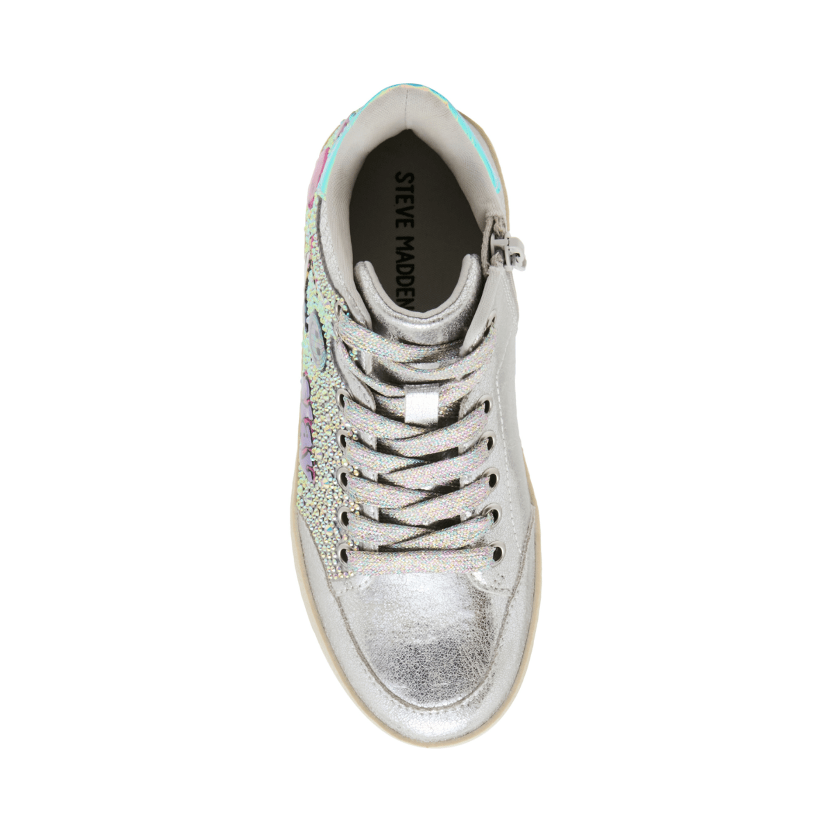 Steve Madden Girls JDelight Silver Stickers - 1114013 - Tip Top Shoes of New York