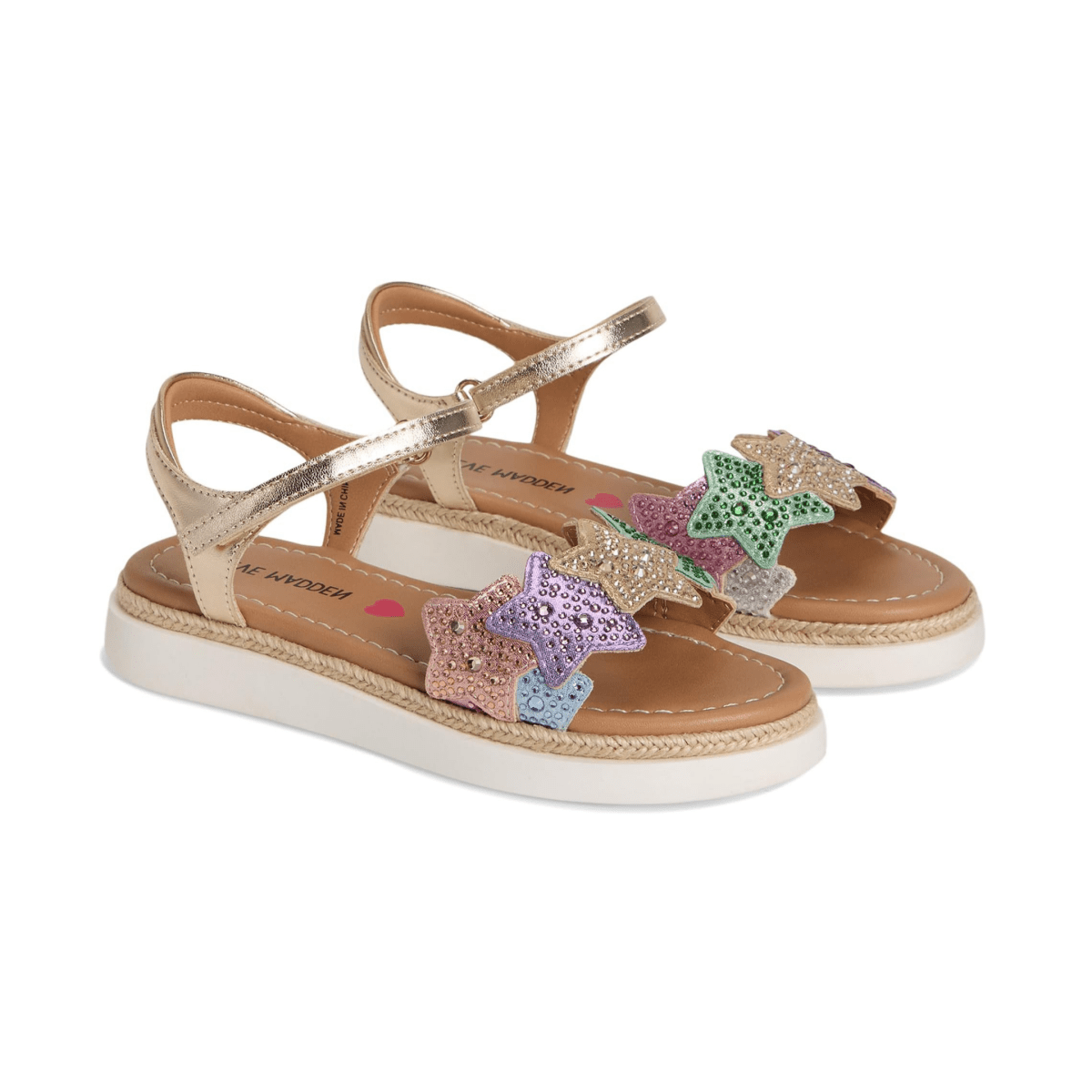 Steve Madden Girls' JGems Pastel Multicolor Stars - 1095579 - Tip Top Shoes of New York