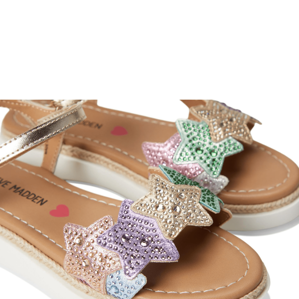 Steve Madden Girls' JGems Pastel Multicolor Stars - 1095579 - Tip Top Shoes of New York