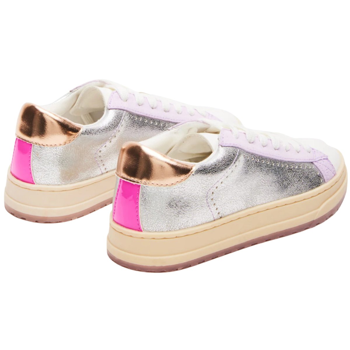 Steve Madden Girl's JMolly Silver Multi - 1090223 - Tip Top Shoes of New York