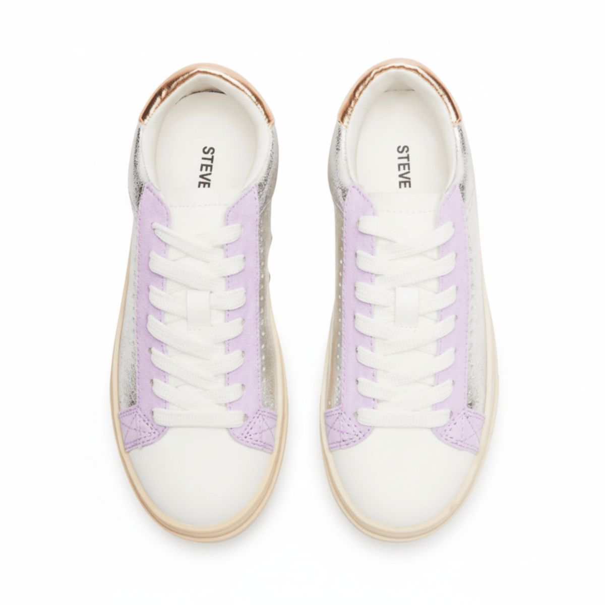 Steve Madden Girls JMolly Silver/Pink/Rose Gold - 1090223 - Tip Top Shoes of New York