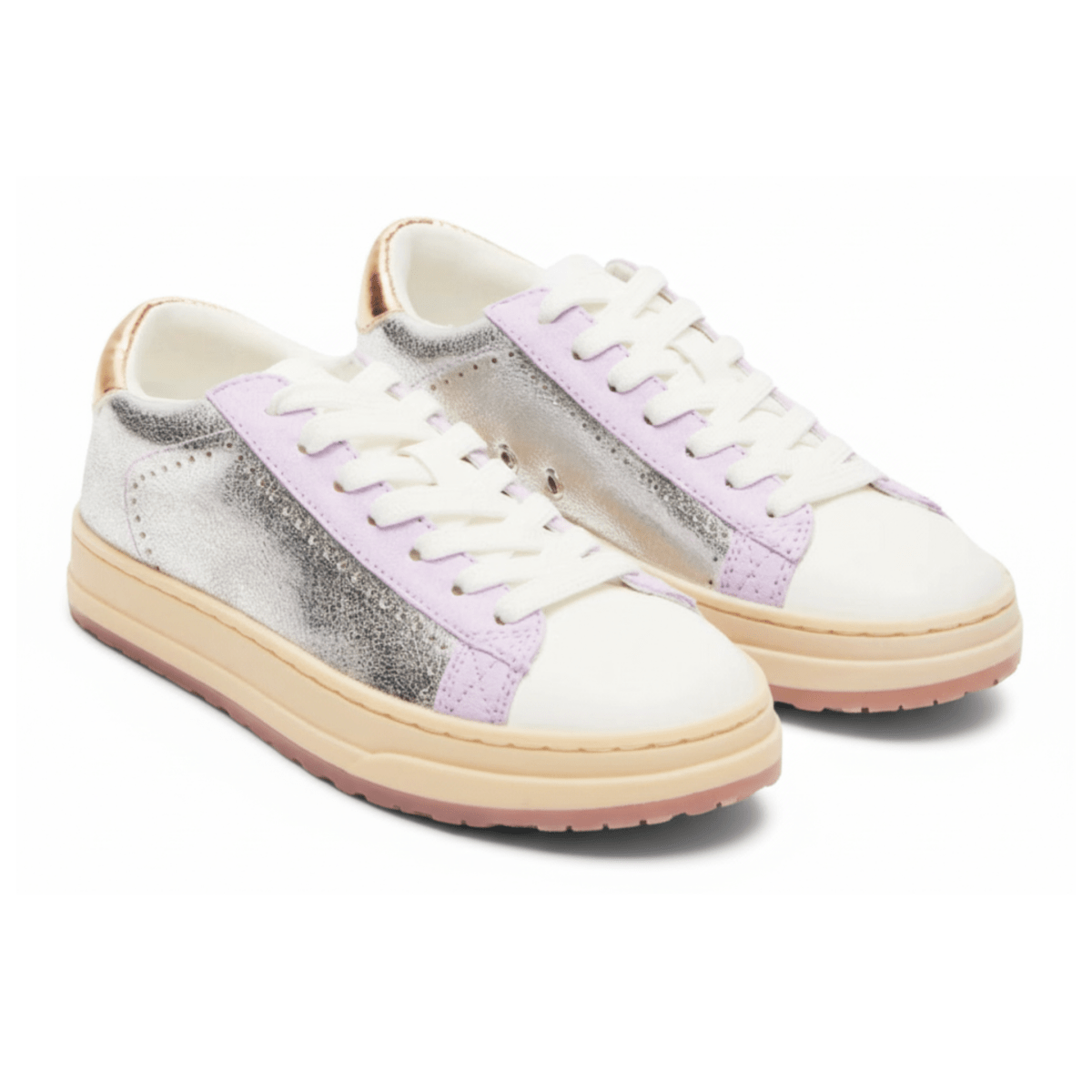 Steve Madden Girls JMolly Silver/Pink/Rose Gold - 1090223 - Tip Top Shoes of New York