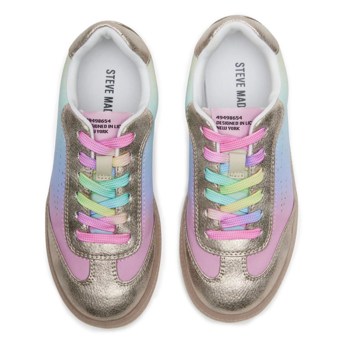 Steve Madden Girl's JQuad Pastel/Multi - 1095531 - Tip Top Shoes of New York