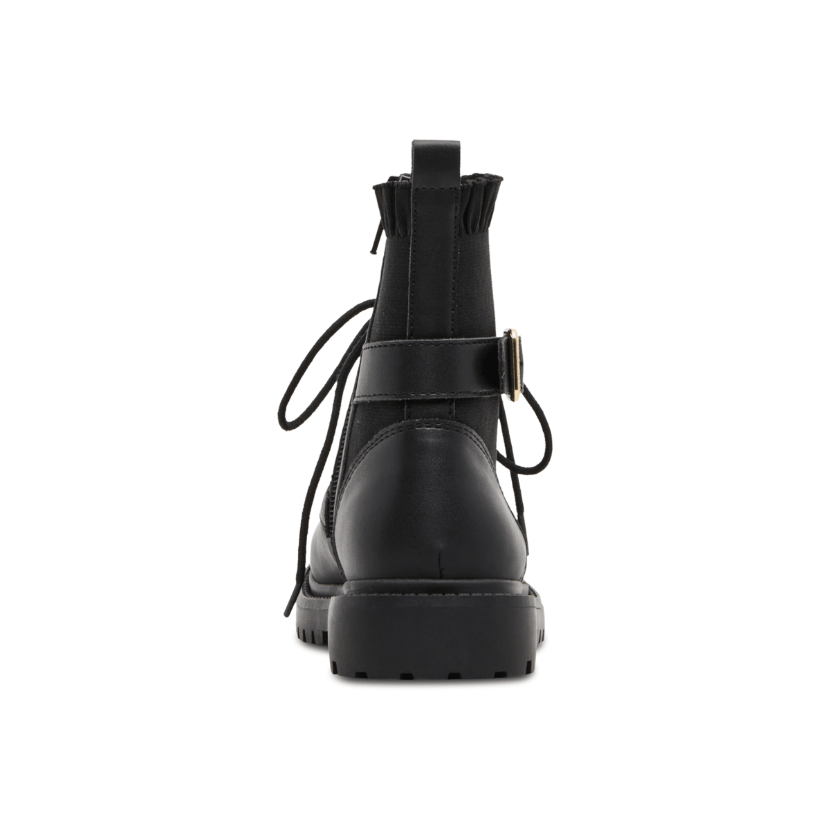 Steve Madden Girls JRuffle Black - 1117079 - Tip Top Shoes of New York