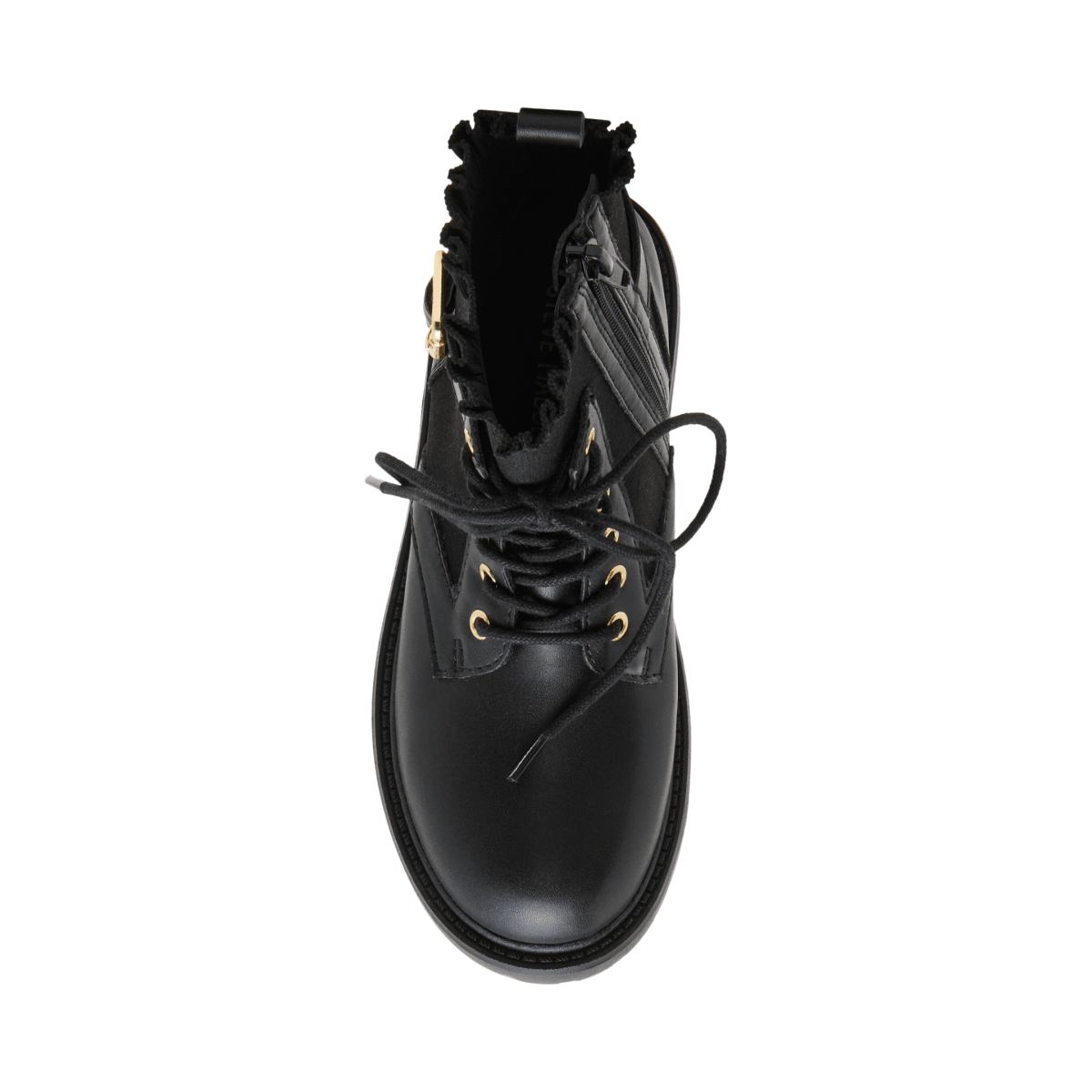 Steve Madden Girls JRuffle Black - 1117079 - Tip Top Shoes of New York