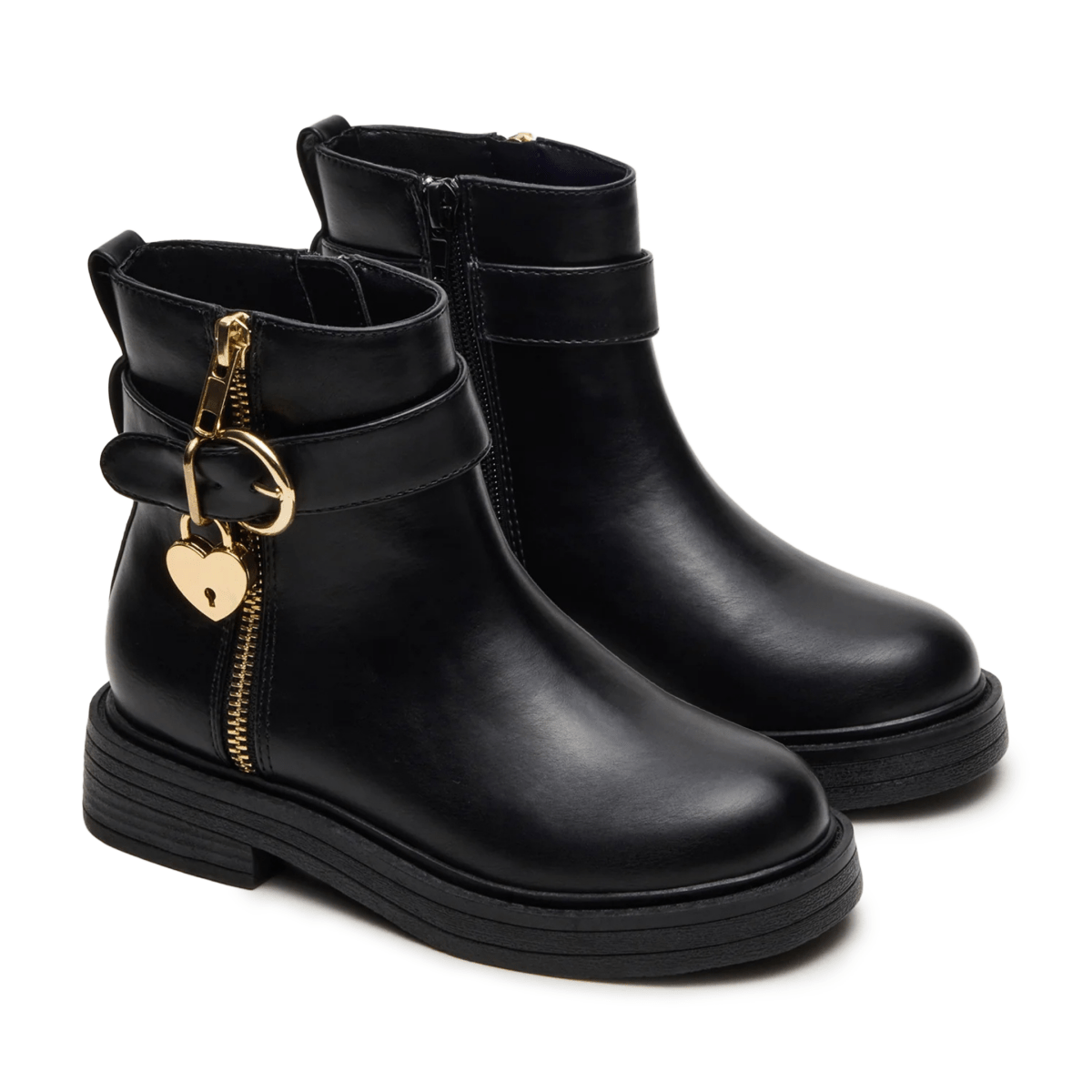 Steve Madden Girls' Locket Black - 1106457 - Tip Top Shoes of New York