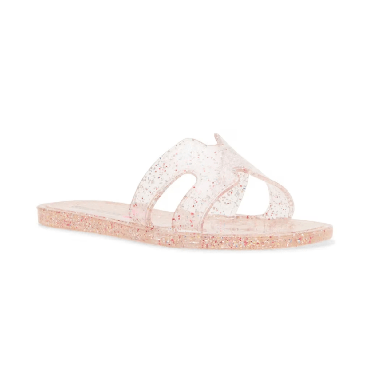 Steve Madden Girlsss Pop Clear Glitter - 1106650 - Tip Top Shoes of New York