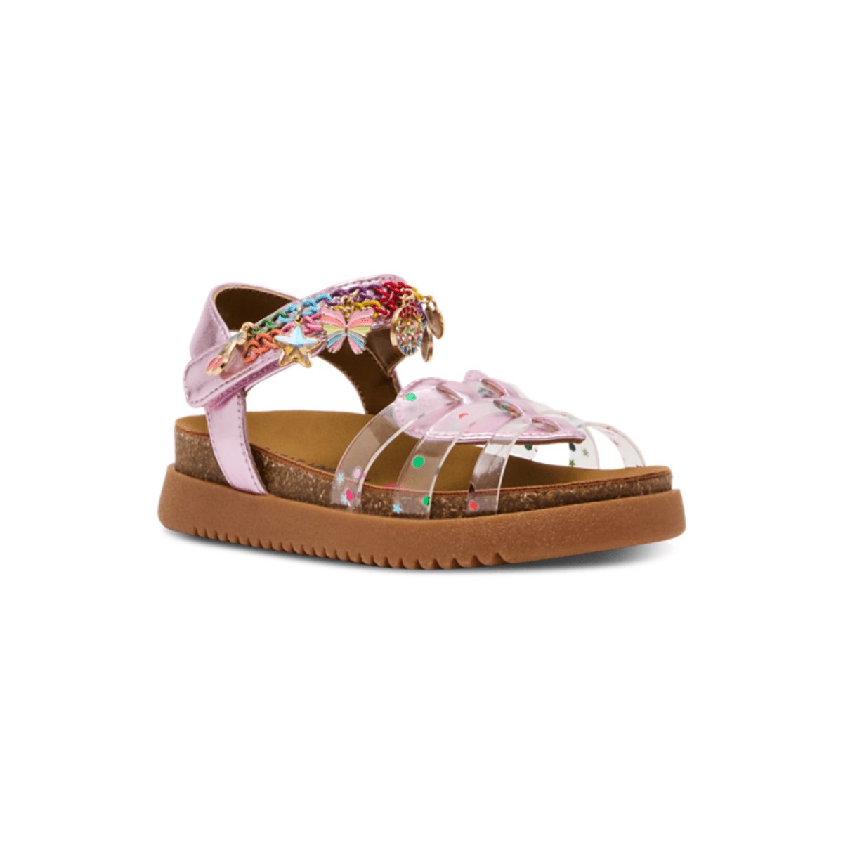 Steve Madden Toddlers Comet Clear/Multicolor - 1113114 - Tip Top Shoes of New York