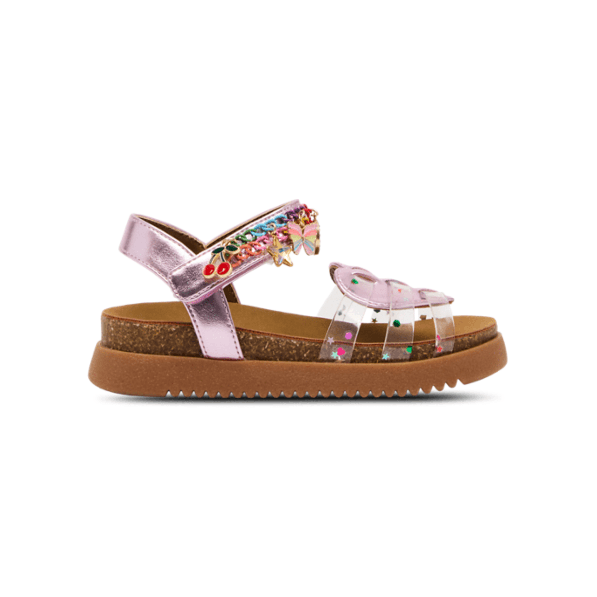 Steve Madden Toddlers Comet Clear/Multicolor - 1113114 - Tip Top Shoes of New York