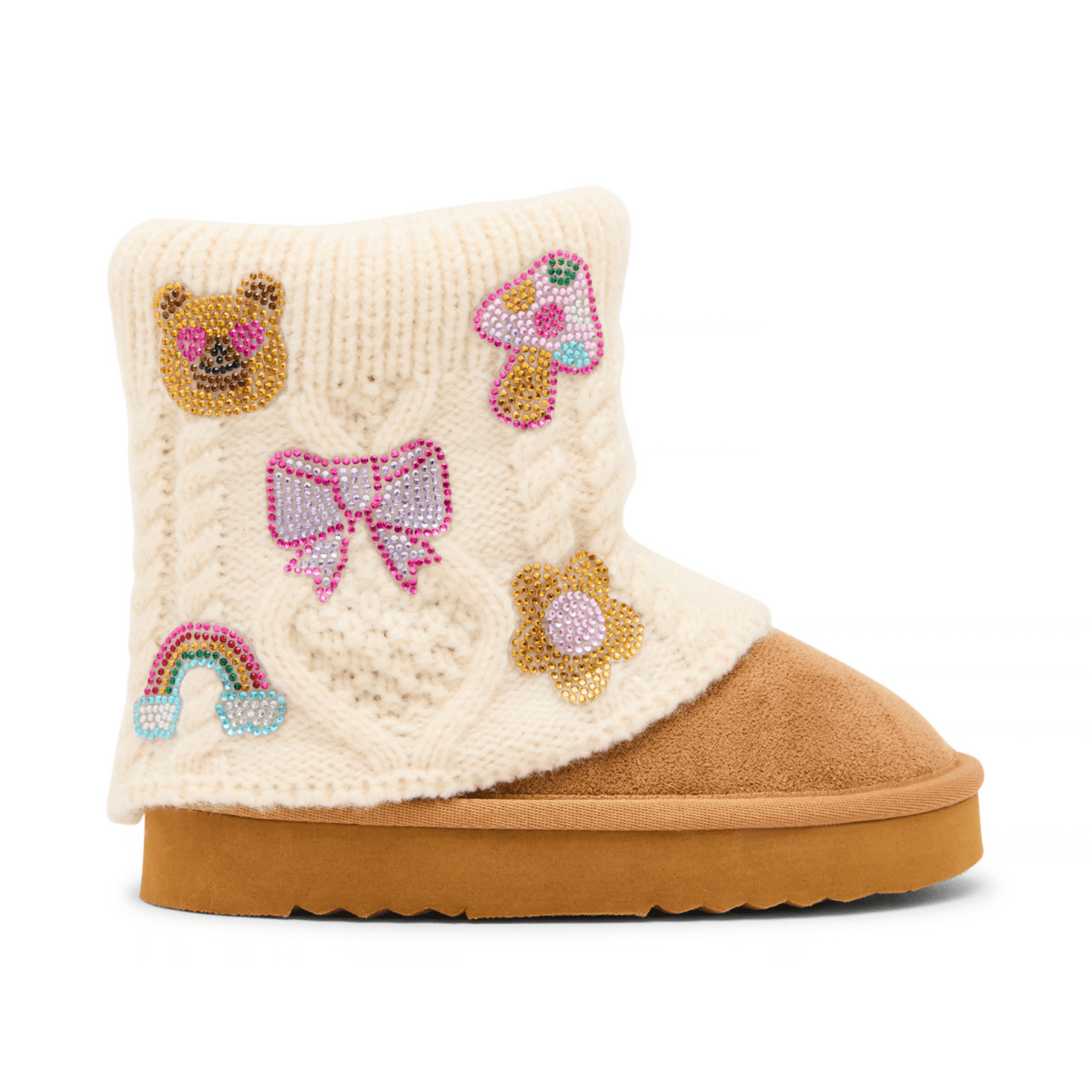 Steve Madden Toddlers TSadiee Chestnut Emoji - 1117095 - Tip Top Shoes of New York