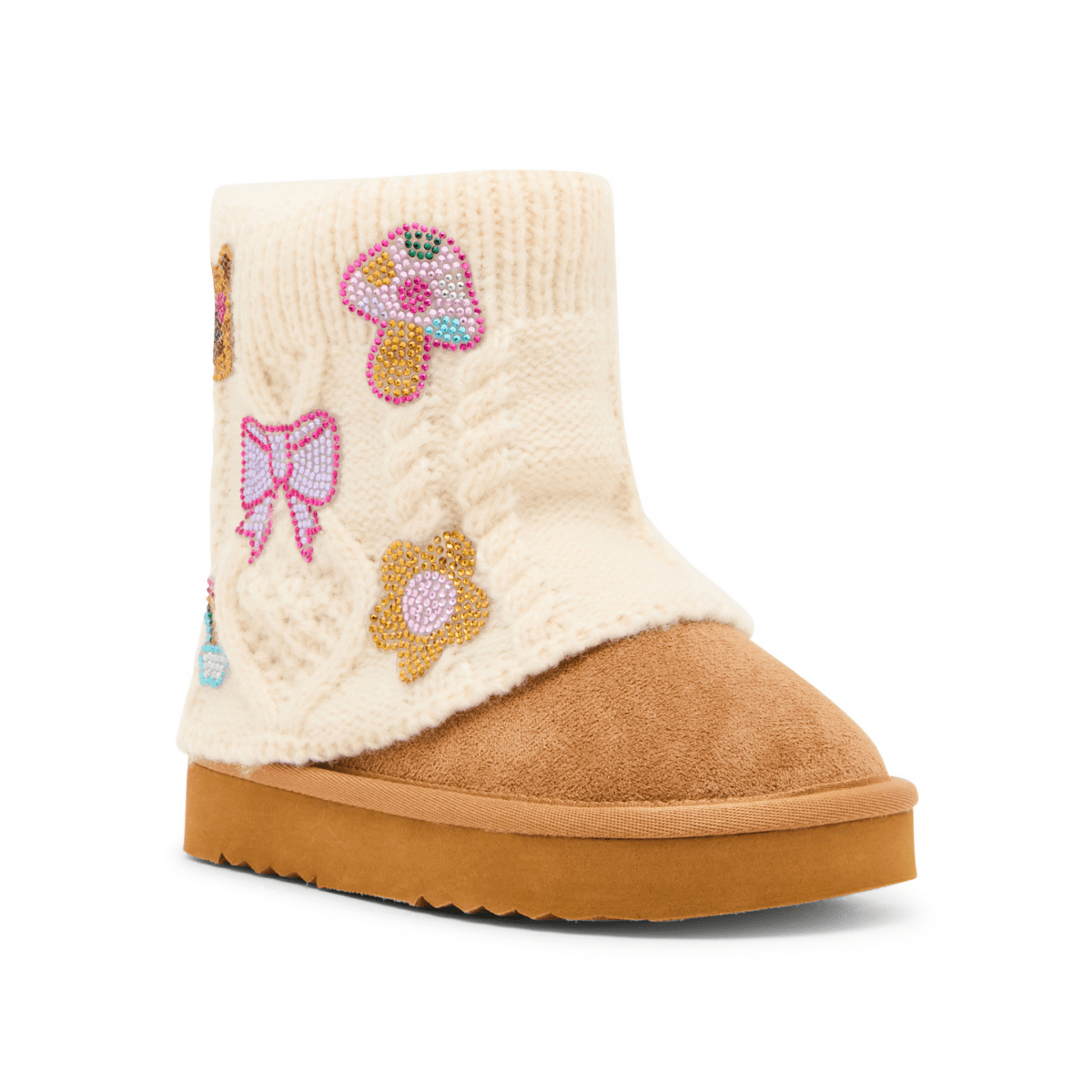 Steve Madden Toddlers TSadiee Chestnut Emoji - 1117095 - Tip Top Shoes of New York