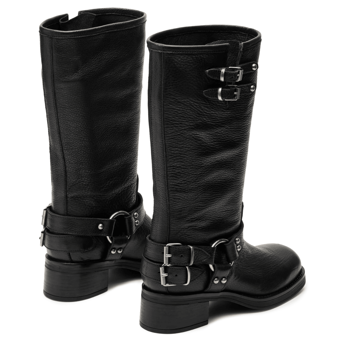 Steve Madden Women's Astor Black Leather - 11043603 - Tip Top Shoes of New York