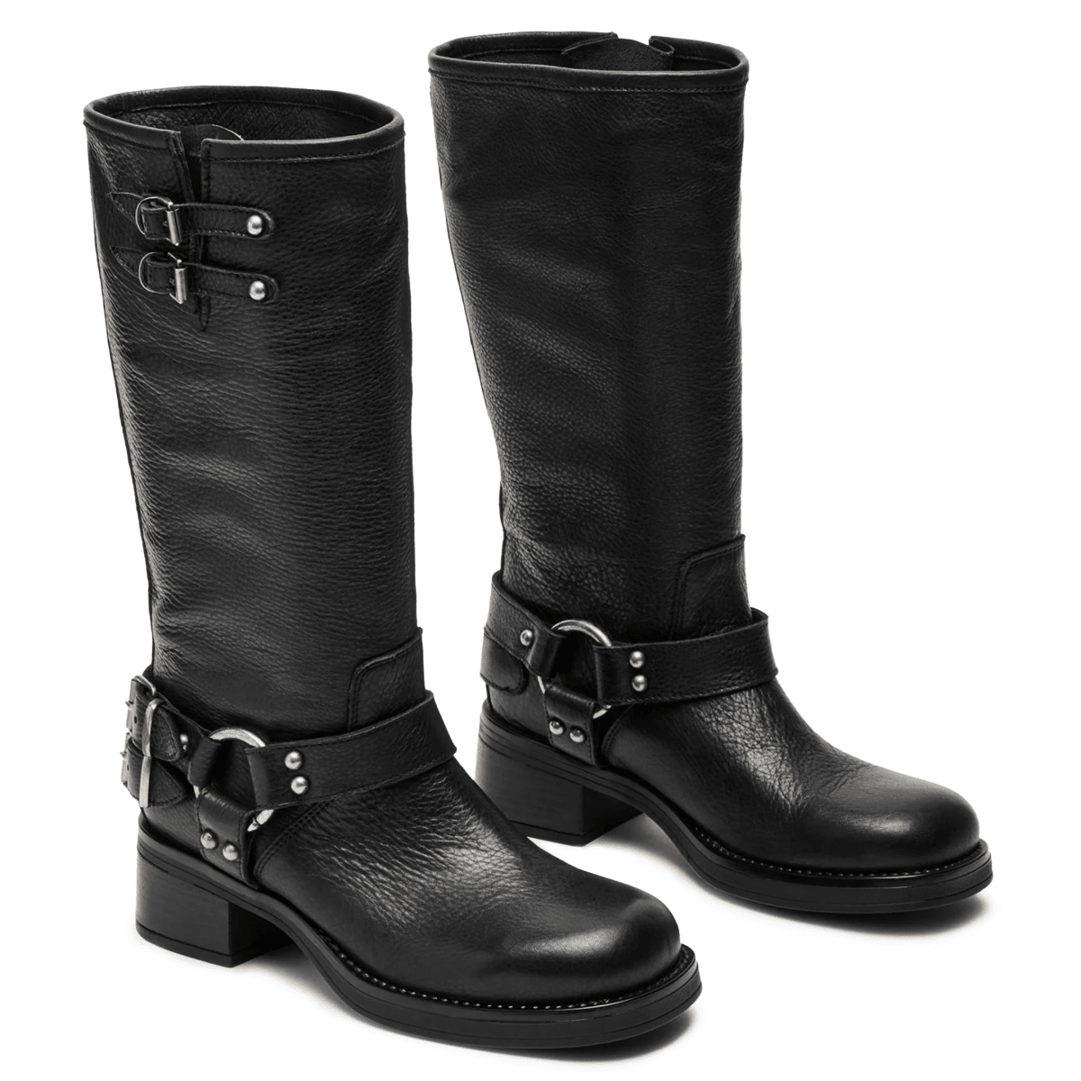 Steve Madden Women's Astor Black Leather - 11043603 - Tip Top Shoes of New York