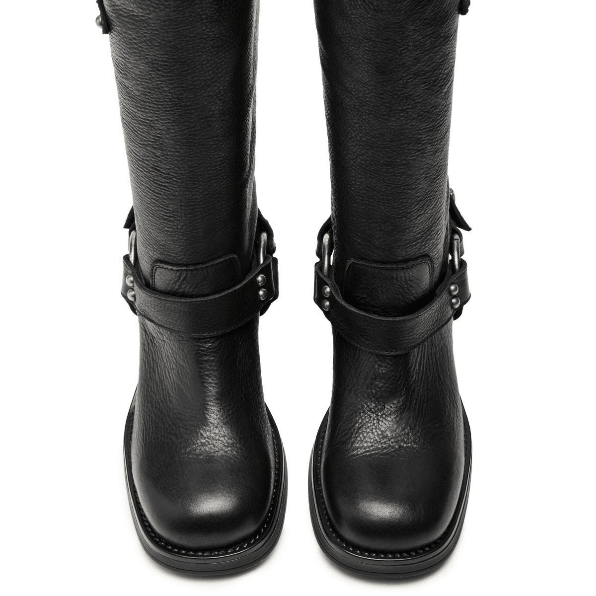Steve Madden Women's Astor Black Leather - 11043603 - Tip Top Shoes of New York