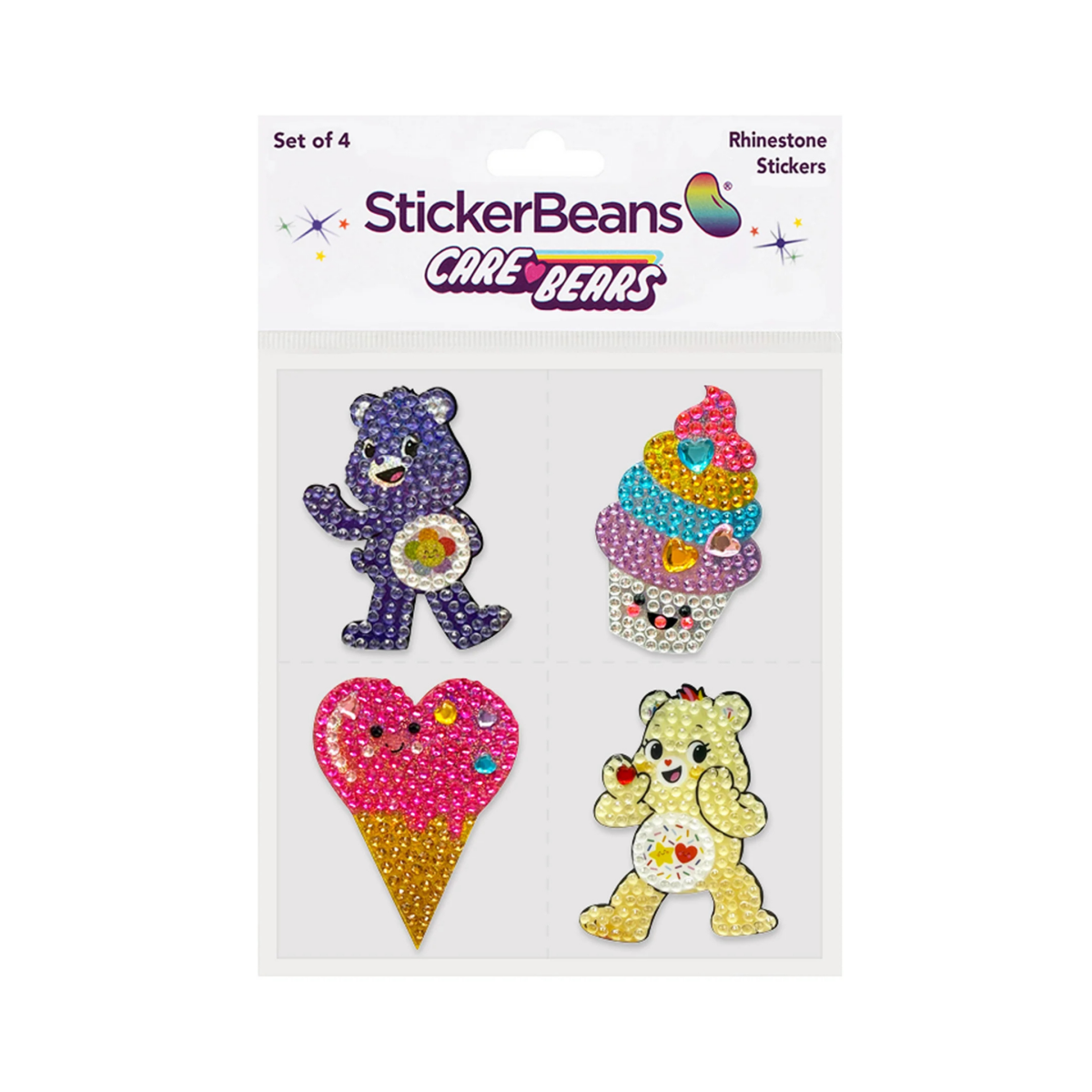 StickerBeans Care Bear and Ice Cream Pack Collectible Stickers - 1112517 - Tip Top Shoes of New York