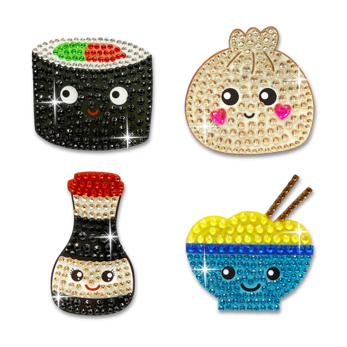 StickerBeans Savory & Sushi 4-Pack Collectible Stickers - 1118444 - Tip Top Shoes of New York