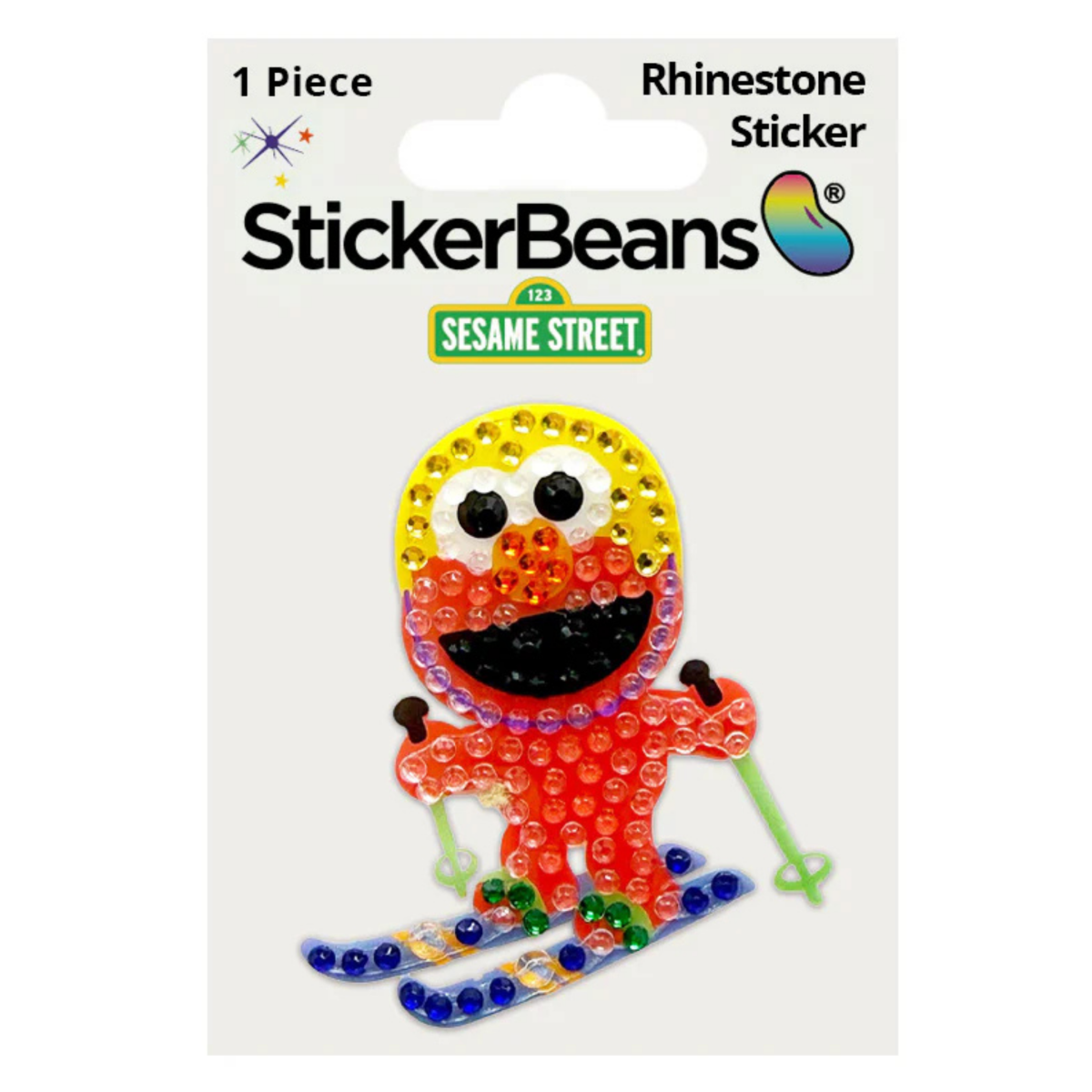 StickerBeans Skiing Elmo Collectible Sticker - 1112514 - Tip Top Shoes of New York