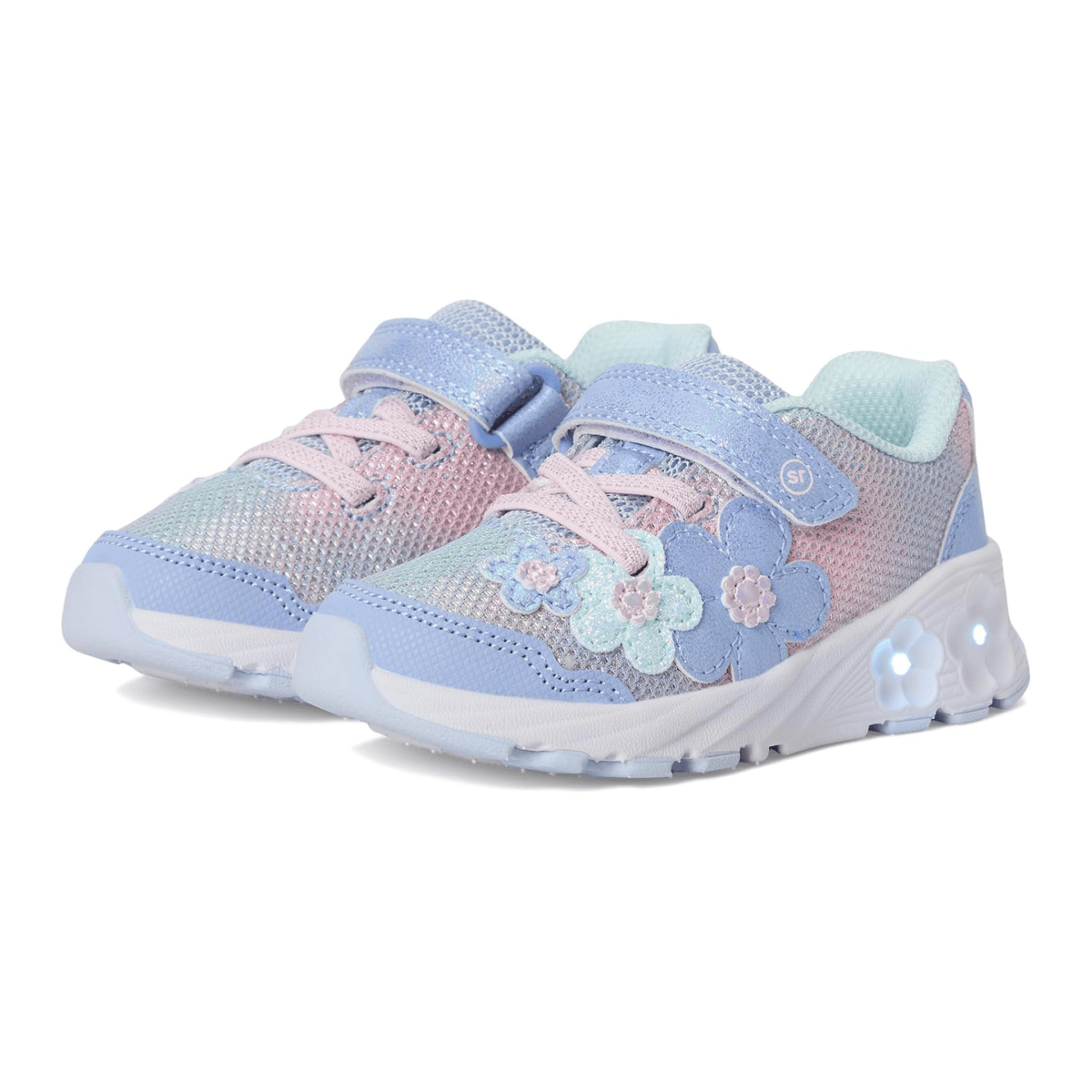 Stride Rite Girls' Lighted Glimmer 2.0 Blue - 1097311 - Tip Top Shoes of New York