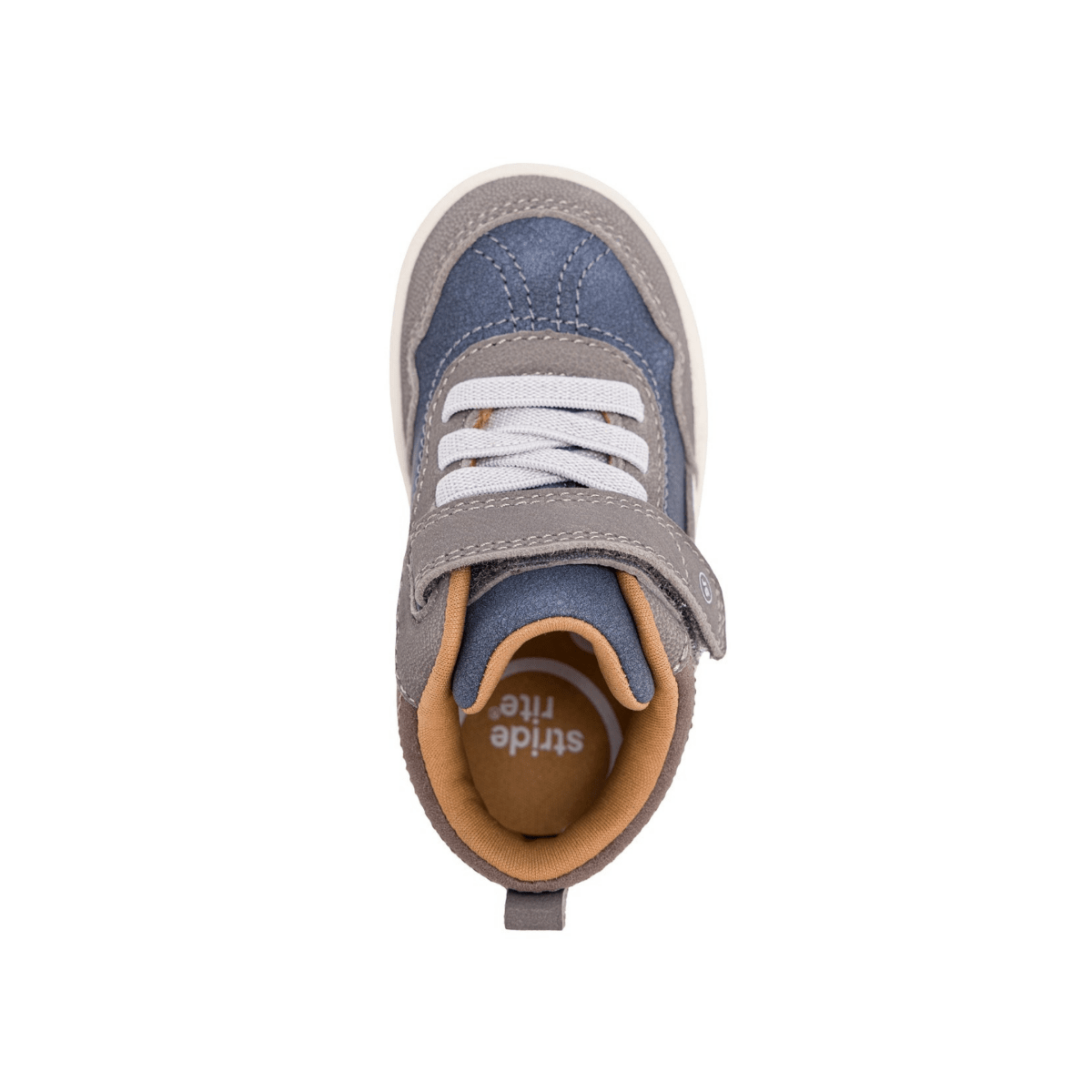 Stride Rite Toddlers London Mid Grey/Navy/White - 1108720 - Tip Top Shoes of New York