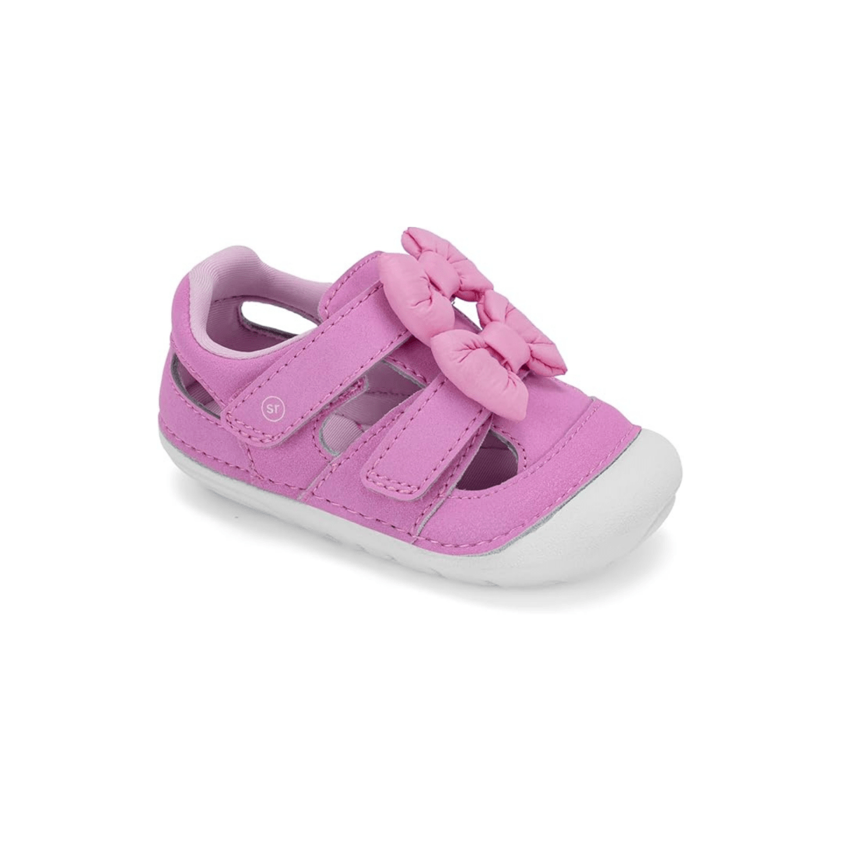 Stride Rite Toddlers Soft Motion Triton Magenta Bow Fisherman Waterproof - 1104836 - Tip Top Shoes of New York