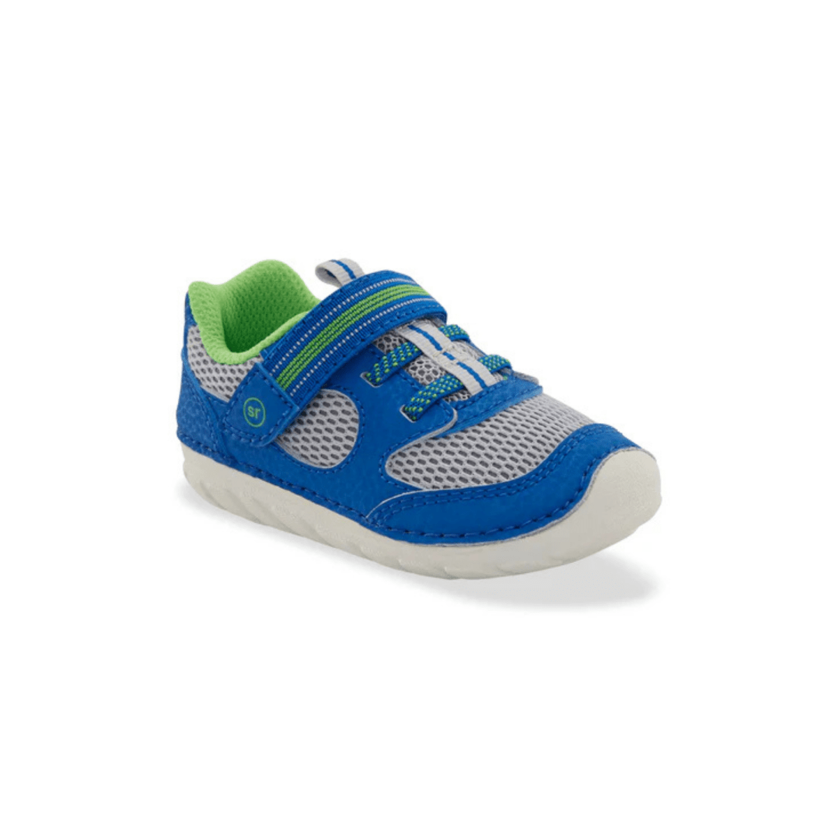 Stride Rite Toddlers' Turbo Blue/Grey - 1092206 - Tip Top Shoes of New York