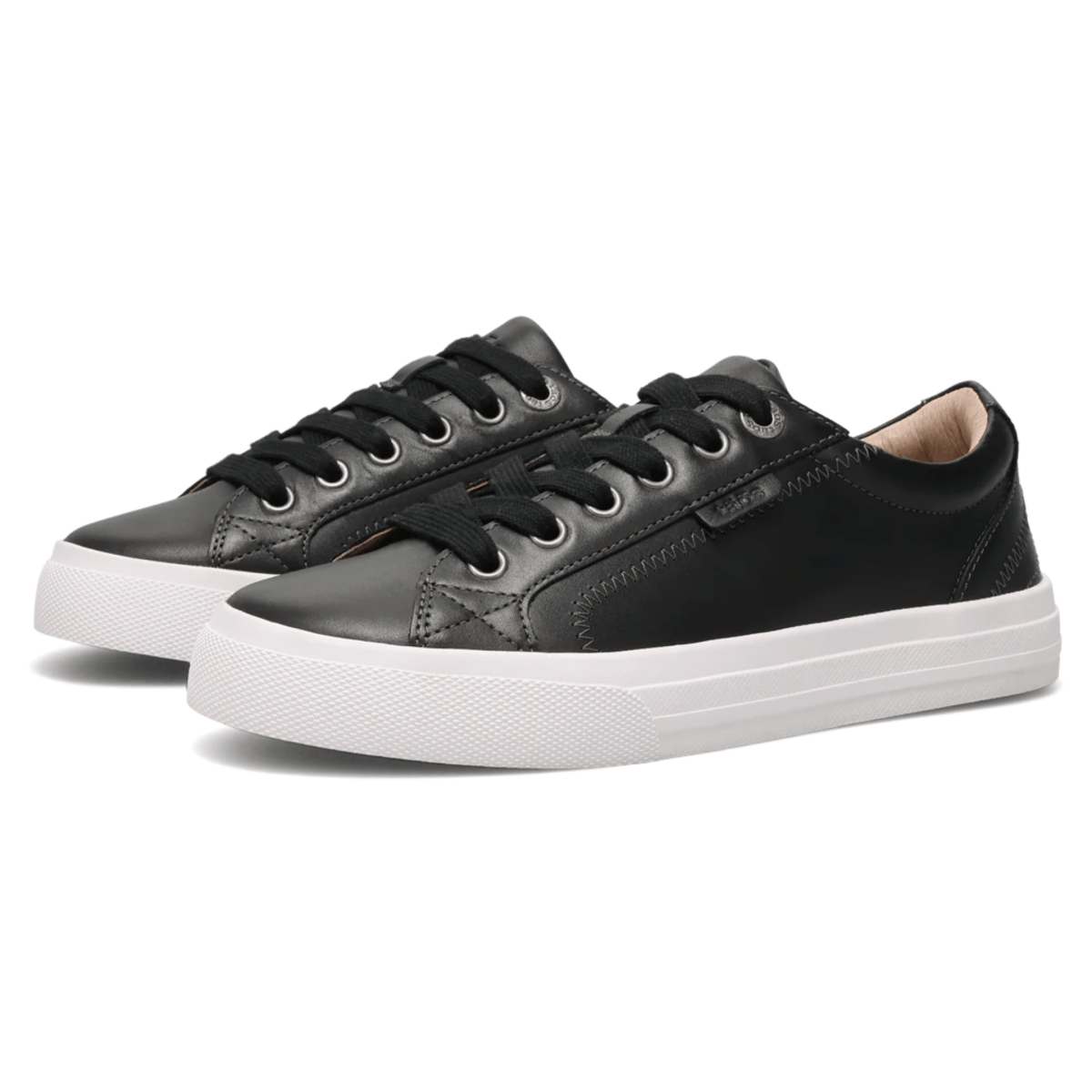 Taos Women's Plim Soul Lux Black/White Leather - 5025930 - Tip Top Shoes of New York