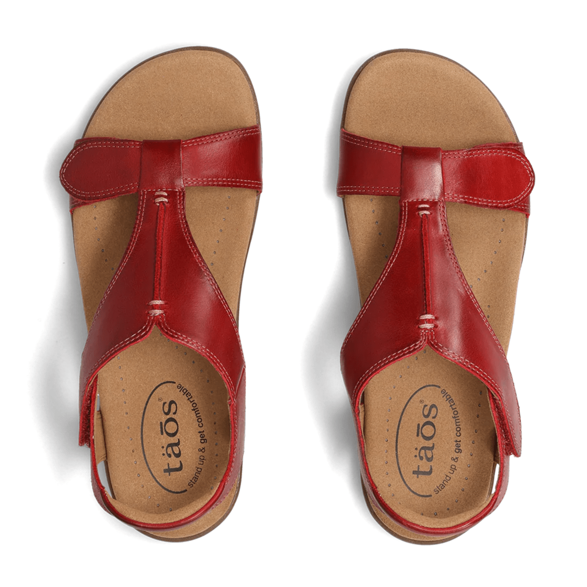 Taos Women's The Show Red Leather - 9022736 - Tip Top Shoes of New York