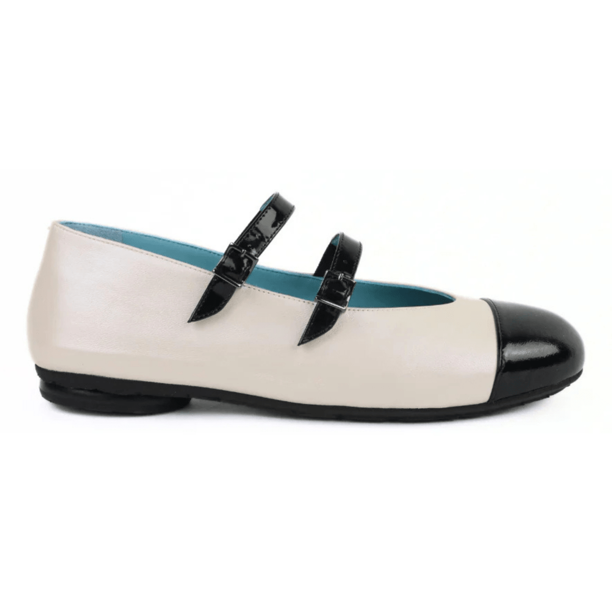 Thierry Rabotin Women's Gabriella 2462 Black Patent/Ivory - 9031799 - Tip Top Shoes of New York