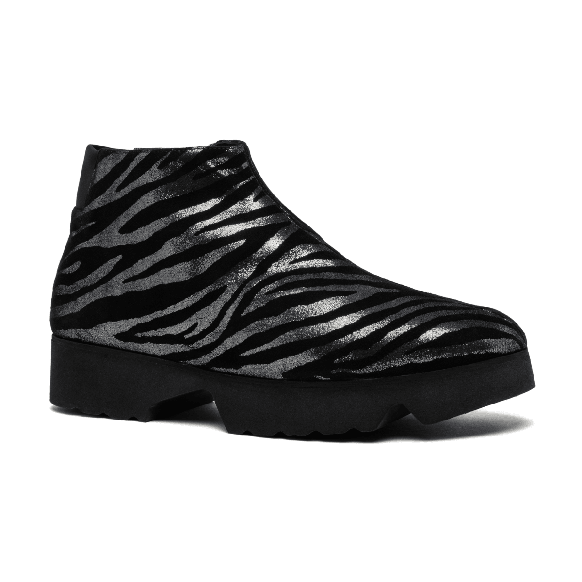 Thierry Rabotin Women's Gaga Black/Silver Zebra - 9035905 - Tip Top Shoes of New York