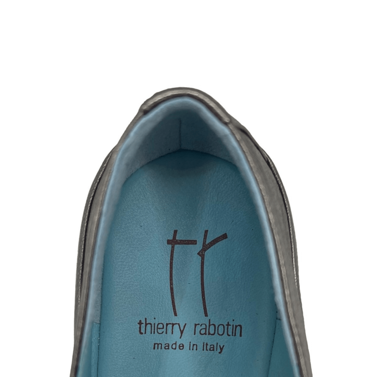 Thierry Rabotin Women's Gate 7429H Pewter/Black Leather - 3003967 - Tip Top Shoes of New York