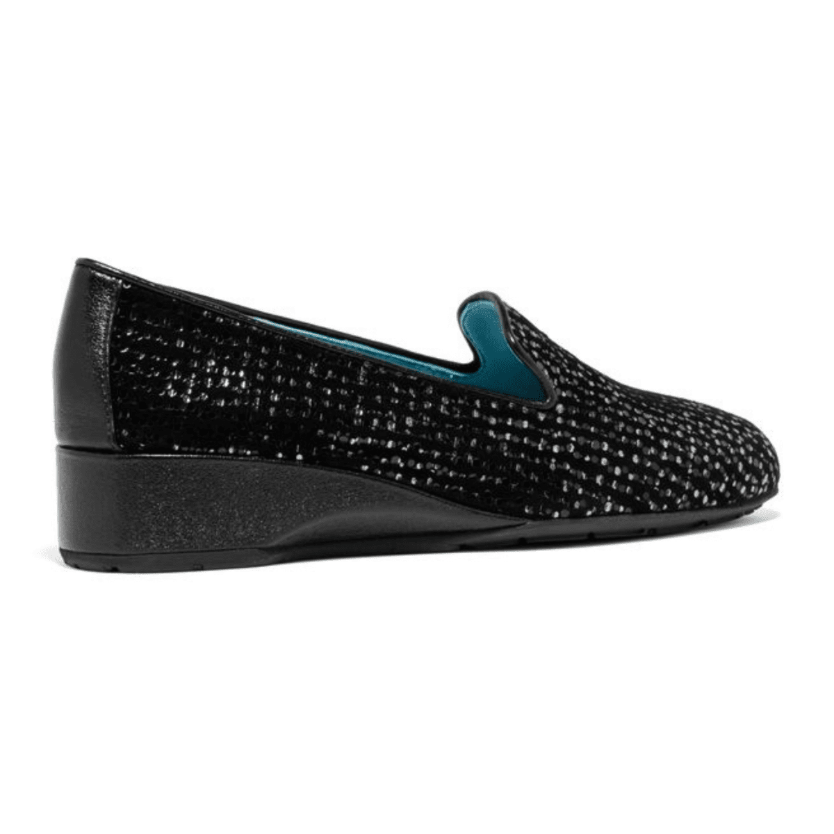 Thierry Rabotin Women's Graziella Black/Metallic Pixel Suede - 9031472 - Tip Top Shoes of New York