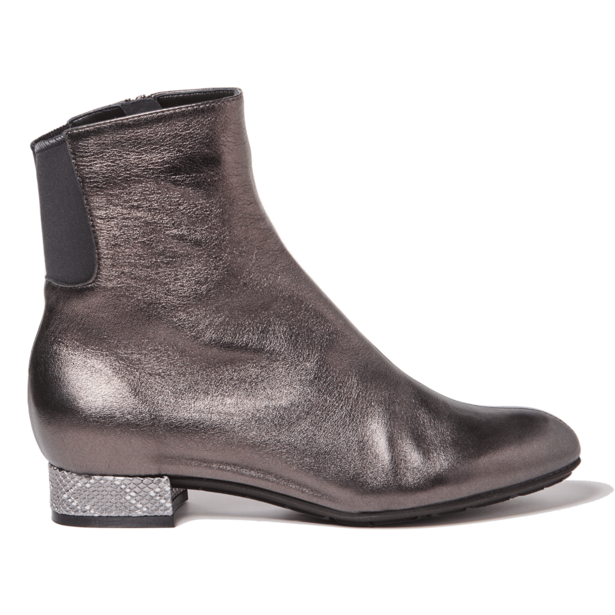 Thierry Rabotin Women's Naxos Charcoal Metallic/Snake - 9018271 - Tip Top Shoes of New York