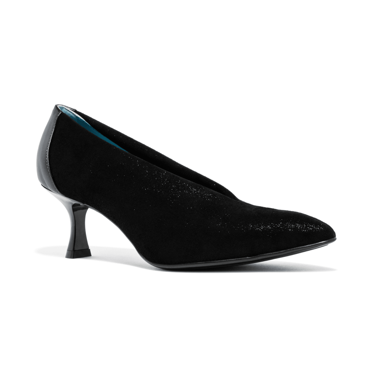 Thierry Rabotin Women's Qua Black Sparkle Microfiber - 9035943 - Tip Top Shoes of New York