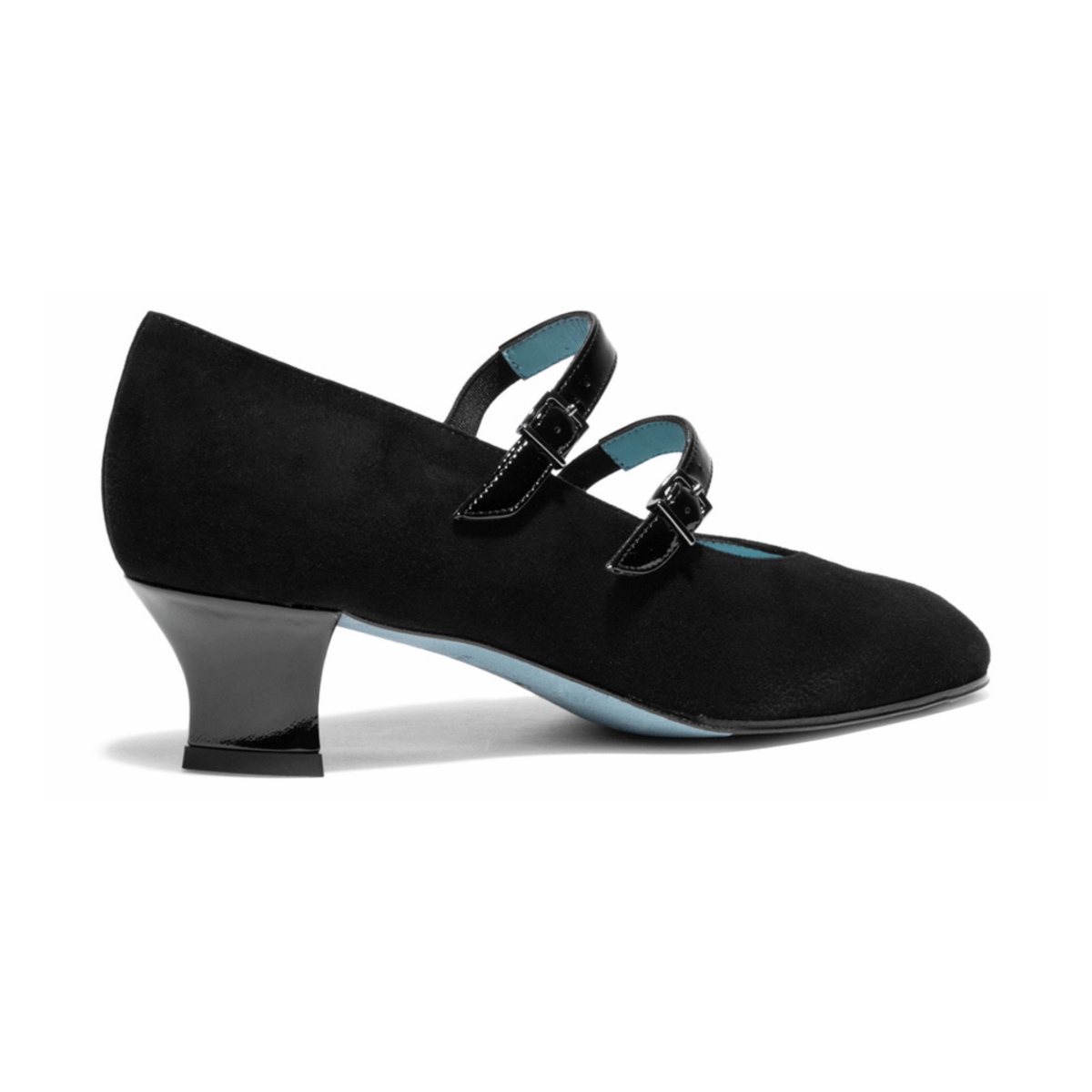 Thierry Rabotin Women's Rosette Black Suede - 9026214 - Tip Top Shoes of New York