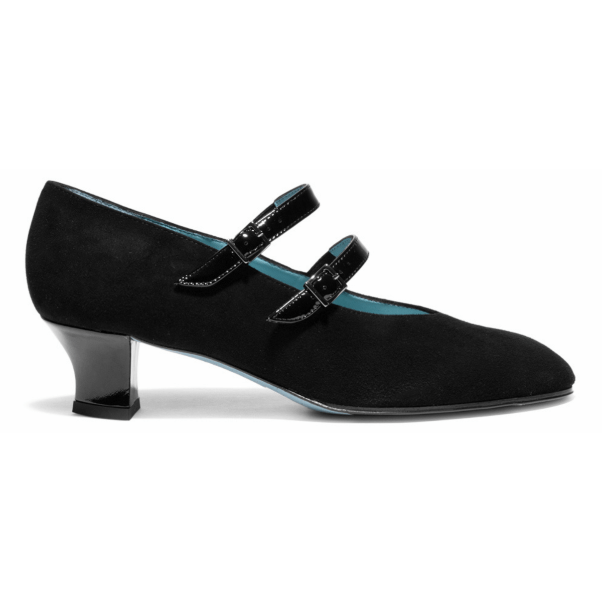 Thierry Rabotin Women's Rosette Black Suede - 9026214 - Tip Top Shoes of New York