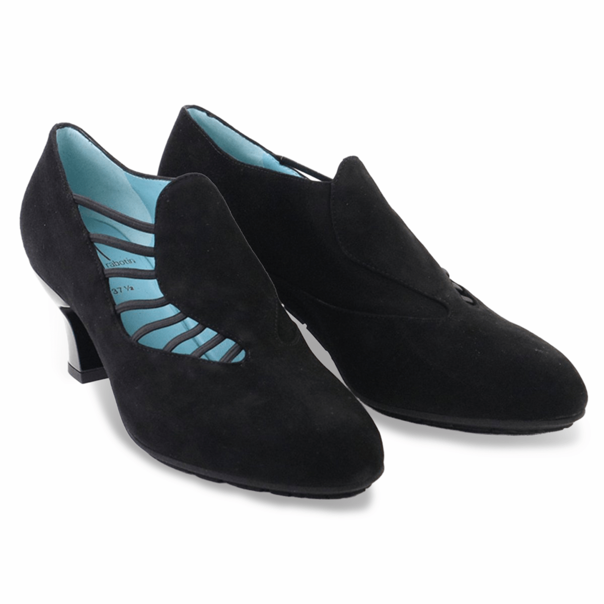 Thierry Rabotin Women's S136MQN Drosera Black Suede - 9018309 - Tip Top Shoes of New York