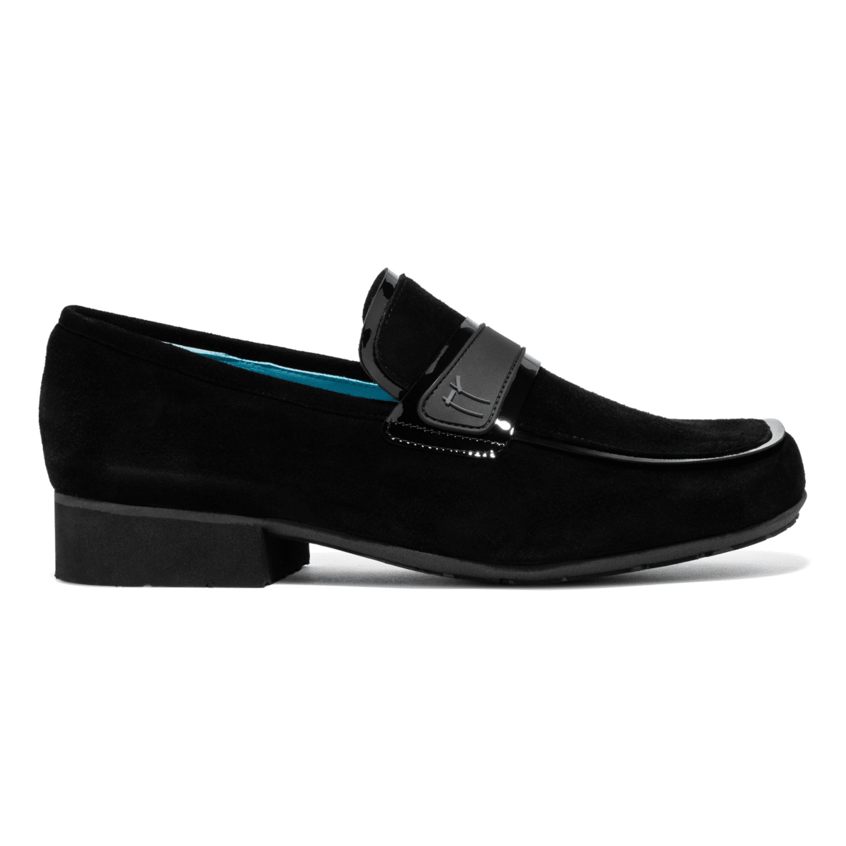 Thierry Rabotin Women's Taz Black Suede/Patent Trim - 9035961 - Tip Top Shoes of New York