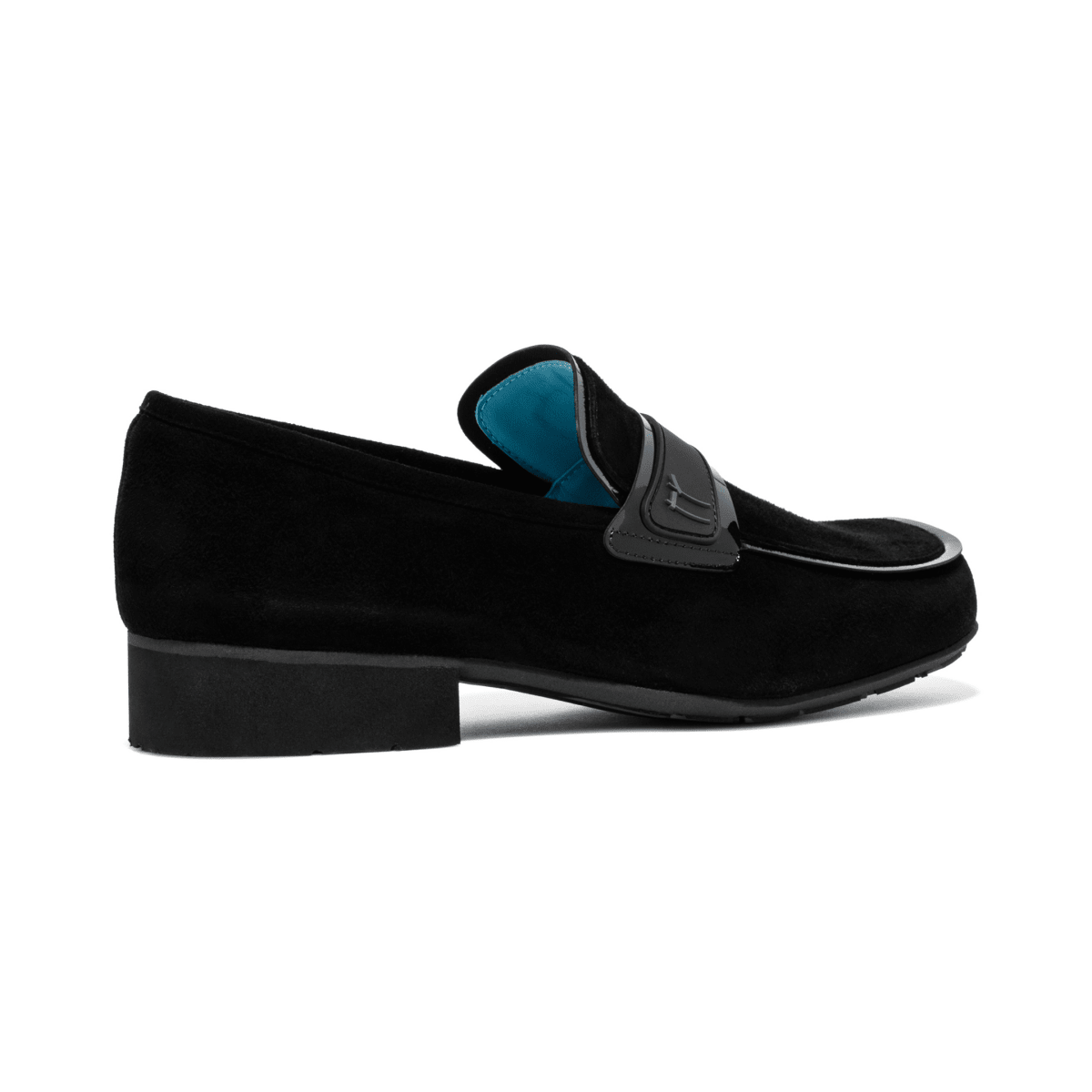 Thierry Rabotin Women's Taz Black Suede/Patent Trim - 9035961 - Tip Top Shoes of New York