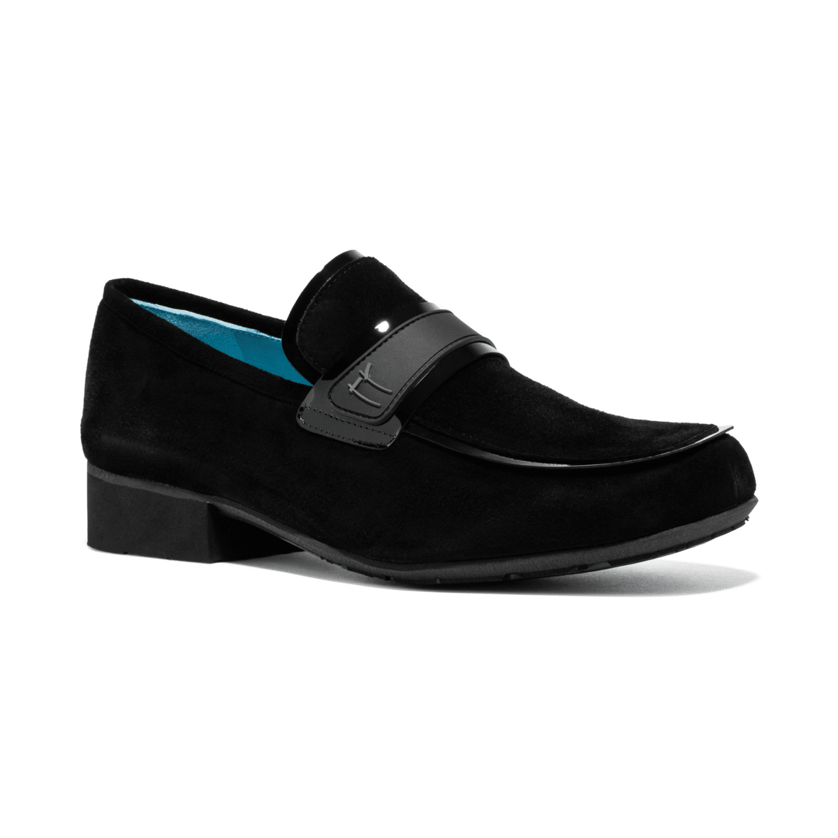 Thierry Rabotin Women's Taz Black Suede/Patent Trim - 9035961 - Tip Top Shoes of New York